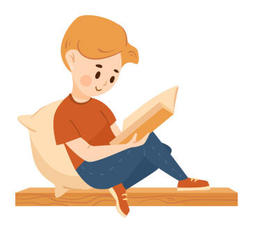 Boy Reading a Book